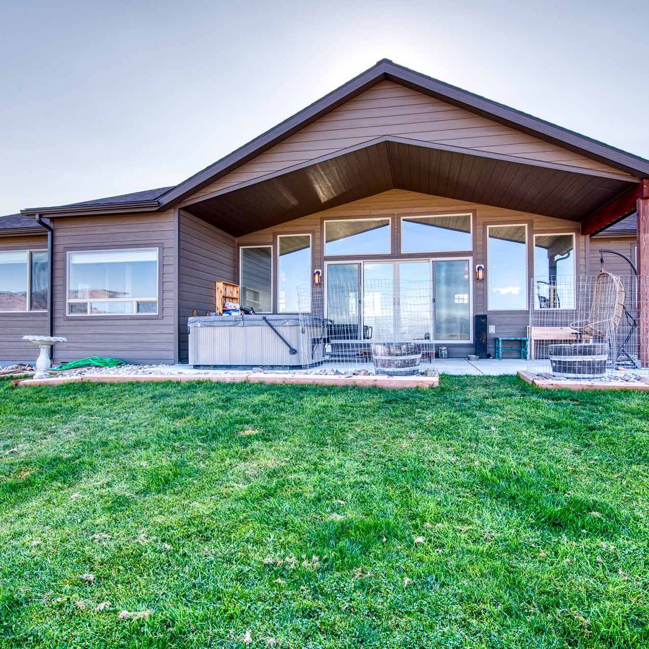 House exterior of The Copper Creek model home - Built by Big Sky Builder in Florence, MT